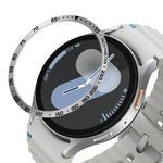 ฝาครอบวงแหวนขอบสแตนเลสสตีลหน้าปัดนาฬิกาอัจฉริยะสไตล์ E สำหรับ Samsung Galaxy Watch Ultra 47 มม. สำหรับ Samsung Galaxy Watch 7 ขนาด 44 มม. สำหรับ Samsung Galaxy Watch 7 ขนาด 40 มม.