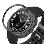 ฝาครอบวงแหวนขอบสแตนเลสสตีลหน้าปัดนาฬิกาอัจฉริยะสไตล์ E สำหรับ Samsung Galaxy Watch Ultra 47 มม. สำหรับ Samsung Galaxy Watch 7 ขนาด 44 มม. สำหรับ Samsung Galaxy Watch 7 ขนาด 40 มม.