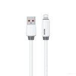 สายชาร์จข้อมูลชาร์จเร็ว WK WDC-27i ซิลิโคนแท้ยืดหยุ่น 1 ม. 12W USB ถึง 8 พิน, WDC-27i