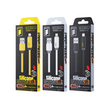 สายชาร์จข้อมูลชาร์จเร็ว WK WDC-27i ซิลิโคนแท้ยืดหยุ่น 1 ม. 12W USB ถึง 8 พิน, WDC-27i