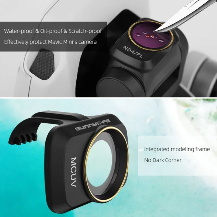 ฟิลเตอร์เลนส์ Sunnylife MM-FI9250 สำหรับ DJI Mini 4K/Mini 2 SE/Mini SE/Mini 2/Mavic Mini, MCUV