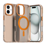 เคสโทรศัพท์ไฮบริด TPU Candy Magsafe PC สำหรับ iPhone Air, สำหรับ iPhone 16 Pro Max, สำหรับ iPhone 16 Pro, สำหรับ iPhone 16 Plus, สำหรับ iPhone 16, สำหรับ iPhone 15 Pro Max