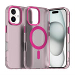เคสโทรศัพท์ไฮบริด TPU Candy Magsafe PC สำหรับ iPhone Air, สำหรับ iPhone 16 Pro Max, สำหรับ iPhone 16 Pro, สำหรับ iPhone 16 Plus, สำหรับ iPhone 16, สำหรับ iPhone 15 Pro Max