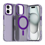 เคสโทรศัพท์ไฮบริด TPU Candy Magsafe PC สำหรับ iPhone Air, สำหรับ iPhone 16 Pro Max, สำหรับ iPhone 16 Pro, สำหรับ iPhone 16 Plus, สำหรับ iPhone 16, สำหรับ iPhone 15 Pro Max