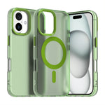 เคสโทรศัพท์ไฮบริด TPU Candy Magsafe PC สำหรับ iPhone Air, สำหรับ iPhone 16 Pro Max, สำหรับ iPhone 16 Pro, สำหรับ iPhone 16 Plus, สำหรับ iPhone 16, สำหรับ iPhone 15 Pro Max