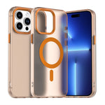 เคสโทรศัพท์ไฮบริด TPU Candy Magsafe PC สำหรับ iPhone 14 Pro Max, สำหรับ iPhone 13 Pro Max, สำหรับ iPhone 13 Pro, สำหรับ iPhone 13, สำหรับ iPhone 12 Pro Max, สำหรับ iPhone 12 Pro