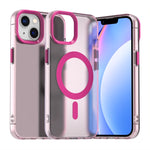เคสโทรศัพท์ไฮบริด TPU Candy Magsafe PC สำหรับ iPhone 14 Pro Max, สำหรับ iPhone 13 Pro Max, สำหรับ iPhone 13 Pro, สำหรับ iPhone 13, สำหรับ iPhone 12 Pro Max, สำหรับ iPhone 12 Pro