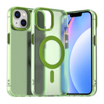 เคสโทรศัพท์ไฮบริด TPU Candy Magsafe PC สำหรับ iPhone 14 Pro Max, สำหรับ iPhone 13 Pro Max, สำหรับ iPhone 13 Pro, สำหรับ iPhone 13, สำหรับ iPhone 12 Pro Max, สำหรับ iPhone 12 Pro