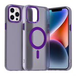 เคสโทรศัพท์ไฮบริด TPU Candy Magsafe PC สำหรับ iPhone 14 Pro Max, สำหรับ iPhone 13 Pro Max, สำหรับ iPhone 13 Pro, สำหรับ iPhone 13, สำหรับ iPhone 12 Pro Max, สำหรับ iPhone 12 Pro