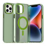 เคสโทรศัพท์ไฮบริด TPU Candy Magsafe PC สำหรับ iPhone 14 Pro Max, สำหรับ iPhone 13 Pro Max, สำหรับ iPhone 13 Pro, สำหรับ iPhone 13, สำหรับ iPhone 12 Pro Max, สำหรับ iPhone 12 Pro