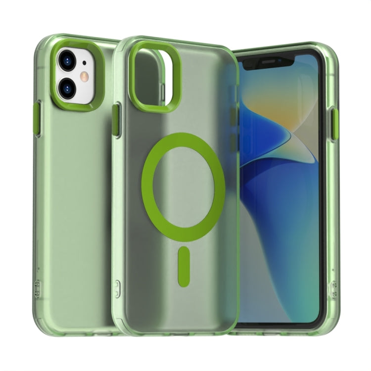 เคสโทรศัพท์ไฮบริด TPU Candy Magsafe PC สำหรับ iPhone 12, สำหรับ iPhone 11 Pro Max, สำหรับ iPhone 11, สำหรับ iPhone 11 Pro