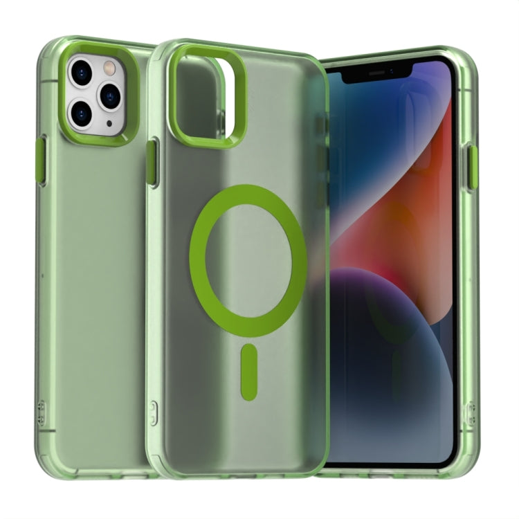 เคสโทรศัพท์ไฮบริด TPU Candy Magsafe PC สำหรับ iPhone 12, สำหรับ iPhone 11 Pro Max, สำหรับ iPhone 11, สำหรับ iPhone 11 Pro