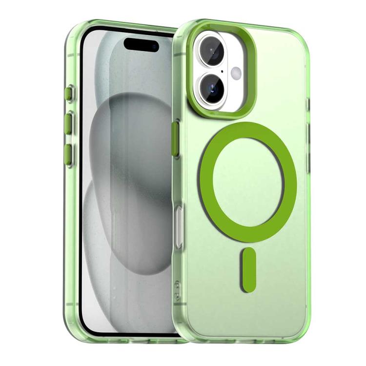เคสโทรศัพท์ไฮบริด TPU Candy Magsafe PC สำหรับ iPhone Air, สำหรับ iPhone 16 Pro Max, สำหรับ iPhone 16 Pro, สำหรับ iPhone 16 Plus, สำหรับ iPhone 16, สำหรับ iPhone 15 Pro Max
