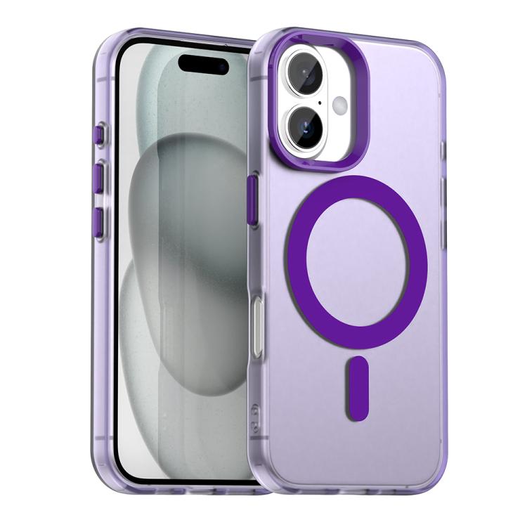 เคสโทรศัพท์ไฮบริด TPU Candy Magsafe PC สำหรับ iPhone Air, สำหรับ iPhone 16 Pro Max, สำหรับ iPhone 16 Pro, สำหรับ iPhone 16 Plus, สำหรับ iPhone 16, สำหรับ iPhone 15 Pro Max