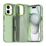 เคสโทรศัพท์กันกระแทกไฮบริด TPU Candy PC สำหรับ iPhone 16 Plus, สำหรับ iPhone 16, สำหรับ iPhone 15 Pro Max, สำหรับ iPhone 15 Pro, สำหรับ iPhone 15 Plus, สำหรับ iPhone 15