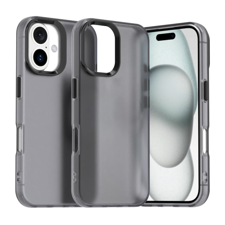 เคสโทรศัพท์กันกระแทกไฮบริด TPU Candy PC สำหรับ iPhone 16 Plus, สำหรับ iPhone 16, สำหรับ iPhone 15 Pro Max, สำหรับ iPhone 15 Pro, สำหรับ iPhone 15 Plus, สำหรับ iPhone 15