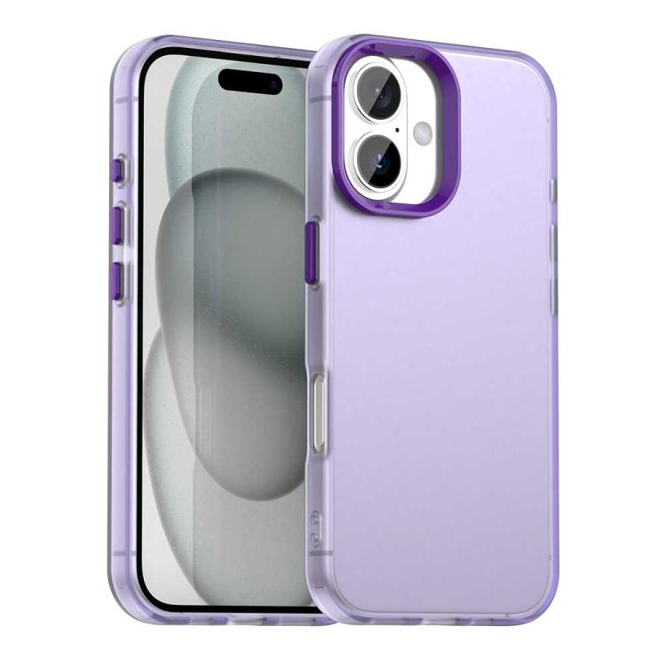 เคสโทรศัพท์กันกระแทกไฮบริด TPU Candy PC สำหรับ iPhone 17 Pro Max, สำหรับ iPhone 17 Pro, สำหรับ iPhone 17, สำหรับ iPhone Air, สำหรับ iPhone 16 Pro Max, สำหรับ iPhone 16 Pro