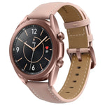 สายหนังแท้พร้อมหัวเข็มขัดเงิน สำหรับเปลี่ยนสาย Samsung Galaxy Watch3 ขนาด 45 มม. สำหรับ Samsung Galaxy Watch3 ขนาด 41 มม.