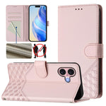 เคสโทรศัพท์หนังปั๊มลายรังผึ้งพร้อม RFID สำหรับ iPhone 17e / 16e, สำหรับ iPhone 17 Pro Max, สำหรับ iPhone 17 Pro, สำหรับ iPhone 17, สำหรับ iPhone Air, สำหรับ iPhone 16 Pro Max, สำหรับ iPhone 16 Pro, สำหรับ iPhone 16 Plus