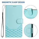 เคสโทรศัพท์หนังปั๊มลายรังผึ้งพร้อม RFID สำหรับ iPhone 14 Pro Max, สำหรับ iPhone SE 2022 / 2020 / 8 / 7, สำหรับ iPhone 13 Pro Max, สำหรับ iPhone 13 Pro, สำหรับ iPhone 13 mini, สำหรับ iPhone 12 / 12 Pro, สำหรับ iPhone 12 Pro Max, สำหรับ iPhone 12 mini