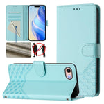เคสโทรศัพท์หนังปั๊มลายรังผึ้งพร้อม RFID สำหรับ iPhone 14 Pro Max, สำหรับ iPhone SE 2022 / 2020 / 8 / 7, สำหรับ iPhone 13 Pro Max, สำหรับ iPhone 13 Pro, สำหรับ iPhone 13 mini, สำหรับ iPhone 12 / 12 Pro, สำหรับ iPhone 12 Pro Max, สำหรับ iPhone 12 mini