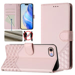 เคสโทรศัพท์หนังปั๊มลายรังผึ้งพร้อม RFID สำหรับ iPhone 14 Pro Max, สำหรับ iPhone SE 2022 / 2020 / 8 / 7, สำหรับ iPhone 13 Pro Max, สำหรับ iPhone 13 Pro, สำหรับ iPhone 13 mini, สำหรับ iPhone 12 / 12 Pro, สำหรับ iPhone 12 Pro Max, สำหรับ iPhone 12 mini