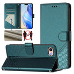 เคสโทรศัพท์หนังปั๊มลายรังผึ้งพร้อม RFID สำหรับ iPhone 14 Pro Max, สำหรับ iPhone SE 2022 / 2020 / 8 / 7, สำหรับ iPhone 13 Pro Max, สำหรับ iPhone 13 Pro, สำหรับ iPhone 13 mini, สำหรับ iPhone 12 / 12 Pro, สำหรับ iPhone 12 Pro Max, สำหรับ iPhone 12 mini