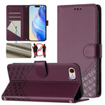 เคสโทรศัพท์หนังปั๊มลายรังผึ้งพร้อม RFID สำหรับ iPhone 14 Pro Max, สำหรับ iPhone SE 2022 / 2020 / 8 / 7, สำหรับ iPhone 13 Pro Max, สำหรับ iPhone 13 Pro, สำหรับ iPhone 13 mini, สำหรับ iPhone 12 / 12 Pro, สำหรับ iPhone 12 Pro Max, สำหรับ iPhone 12 mini