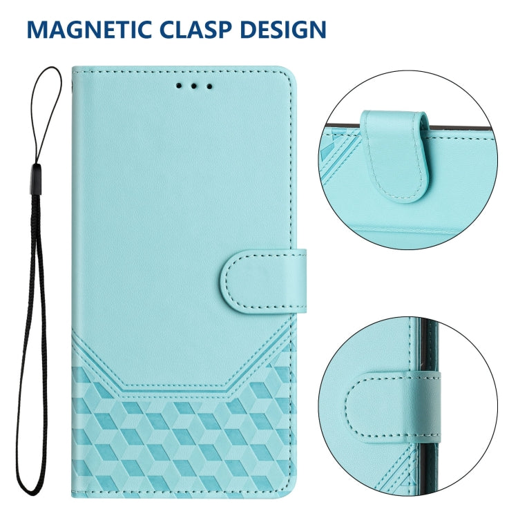 เคสโทรศัพท์หนังปั๊มลายรังผึ้งพร้อม RFID สำหรับ iPhone 11 Pro Max, สำหรับ iPhone 11, สำหรับ iPhone 11 Pro, สำหรับ iPhone X / XS, สำหรับ iPhone XR, สำหรับ iPhone XS Max, สำหรับ iPhone 8 Plus / 7 Plus