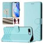 เคสโทรศัพท์หนังปั๊มลายรังผึ้งพร้อม RFID สำหรับ iPhone 11 Pro Max, สำหรับ iPhone 11, สำหรับ iPhone 11 Pro, สำหรับ iPhone X / XS, สำหรับ iPhone XR, สำหรับ iPhone XS Max, สำหรับ iPhone 8 Plus / 7 Plus