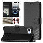 เคสโทรศัพท์หนังปั๊มลายรังผึ้งพร้อม RFID สำหรับ iPhone 17e / 16e, สำหรับ iPhone 17 Pro Max, สำหรับ iPhone 17 Pro, สำหรับ iPhone 17, สำหรับ iPhone Air, สำหรับ iPhone 16 Pro Max, สำหรับ iPhone 16 Pro, สำหรับ iPhone 16 Plus