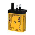 HX111 ที่ชาร์จ USB Type-C GaN ความเร็วสูง 120W, ปลั๊ก US, ปลั๊ก EU, ปลั๊ก UK