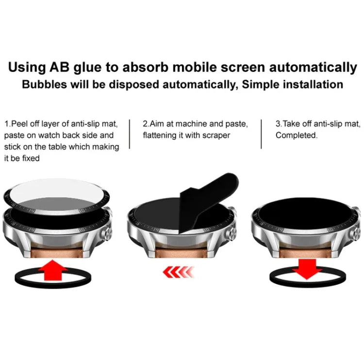 ฟิล์มกันรอยนาฬิกา imak Plexiglass HD สำหรับ Google Pixel Watch 4 45mm, สำหรับ Google Pixel Watch 4 41mm, สำหรับ Google Pixel Watch 3 45mm, สำหรับ Google Pixel Watch 3 41mm