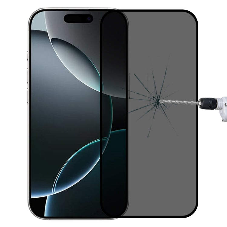 ฟิล์มกระจกนิรภัยหน้าจอเต็ม ป้องกันการสอดแนมแบบสกรีนไหม สำหรับ iPhone 17 Pro Max, สำหรับ iPhone 17 Pro, สำหรับ iPhone 17, สำหรับ iPhone Air, สำหรับ iPhone 16 Pro Max, สำหรับ iPhone 16 Pro, สำหรับ iPhone 16 Plus, สำหรับ iPhone 16