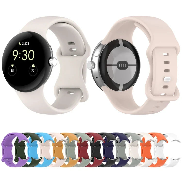 สายซิลิโคนอย่างเป็นทางการ สำหรับ Google Pixel Watch 4 / Watch 3 45mm, สำหรับ Google Pixel Watch 4 / 3 / 2 / 1 41mm
