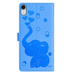 เคสโทรศัพท์หนังปั๊มลายช้างการ์ตูน สำหรับ iPhone XR, สำหรับ iPhone XS Max, สำหรับ iPhone 8 Plus / 7 Plus