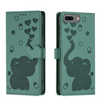 เคสโทรศัพท์หนังปั๊มลายช้างการ์ตูน สำหรับ iPhone XR, สำหรับ iPhone XS Max, สำหรับ iPhone 8 Plus / 7 Plus