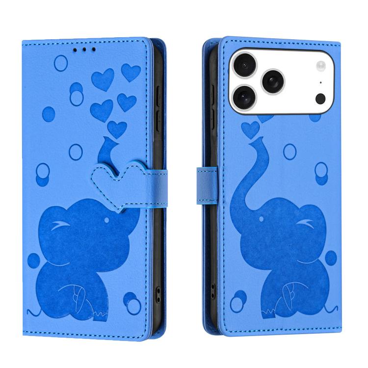 เคสโทรศัพท์หนังปั๊มลายช้างการ์ตูน สำหรับ iPhone 17 Pro Max, สำหรับ iPhone 17 Pro, สำหรับ iPhone 17, สำหรับ iPhone Air, สำหรับ iPhone 16 Pro Max, สำหรับ iPhone 16 Pro, สำหรับ iPhone 16 Plus, สำหรับ iPhone 16, สำหรับ iPhone 15 Pro Max
