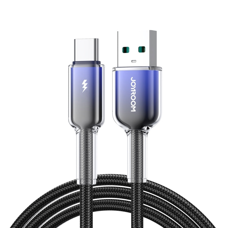 JOYROOM S-A42 สายชาร์จข้อมูลซีรีส์คริสตัลใส ชาร์จเร็ว ความยาว: 1.2m สาย Type-C เป็น Type-C, Type-C เป็น 8 Pin, USB เป็น Type-C, USB เป็น 8 Pin