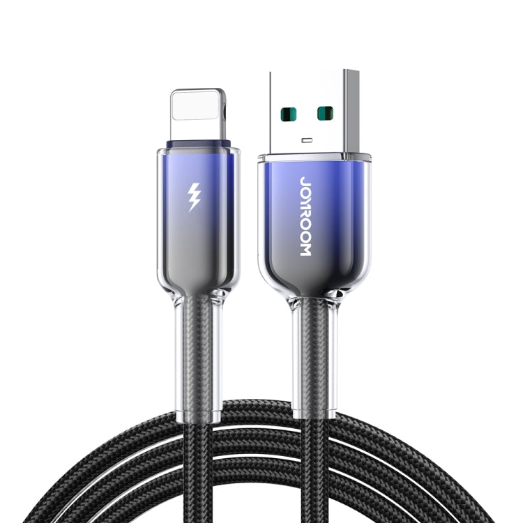 JOYROOM S-A42 สายชาร์จข้อมูลซีรีส์คริสตัลใส ชาร์จเร็ว ความยาว: 1.2m สาย Type-C เป็น Type-C, Type-C เป็น 8 Pin, USB เป็น Type-C, USB เป็น 8 Pin