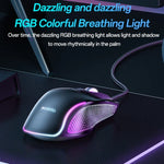 Yesido KB20 USB 7200DPI RGB Wired Mouse, KB20