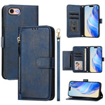 เคสหนังโทรศัพท์แบบกระเป๋าใส่บัตรหลายช่องพร้อมซิป สำหรับ iPhone 14 Pro Max, iPhone SE 2022 / 2020 / 8 / 7, iPhone 13 Pro Max, iPhone 13 Pro, iPhone 13 mini, iPhone 12 / 12 Pro, iPhone 12 Pro Max, iPhone 12 mini