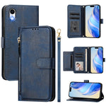 เคสหนังโทรศัพท์แบบกระเป๋าใส่บัตรหลายช่องพร้อมซิป สำหรับ iPhone 11 Pro Max, iPhone 11, iPhone 11 Pro, iPhone X / XS, iPhone XR, iPhone XS Max, iPhone 8 Plus / 7 Plus