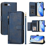 เคสหนังโทรศัพท์แบบกระเป๋าใส่บัตรหลายช่องพร้อมซิป สำหรับ iPhone 11 Pro Max, iPhone 11, iPhone 11 Pro, iPhone X / XS, iPhone XR, iPhone XS Max, iPhone 8 Plus / 7 Plus