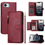เคสโทรศัพท์หนังแบบกระเป๋าซิปพร้อมช่องใส่บัตรหลายช่อง สำหรับ iPhone 17e / 16e, สำหรับ iPhone 17 Pro Max, สำหรับ iPhone 17 Pro, สำหรับ iPhone 17, สำหรับ iPhone Air, สำหรับ iPhone 16 Pro Max, สำหรับ iPhone 16 Pro, สำหรับ iPhone 16 Plus