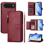 เคสโทรศัพท์หนังแบบกระเป๋าซิปพร้อมช่องใส่บัตรหลายช่อง สำหรับ iPhone 17e / 16e, สำหรับ iPhone 17 Pro Max, สำหรับ iPhone 17 Pro, สำหรับ iPhone 17, สำหรับ iPhone Air, สำหรับ iPhone 16 Pro Max, สำหรับ iPhone 16 Pro, สำหรับ iPhone 16 Plus