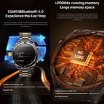 นาฬิกาอัจฉริยะ T7 ขนาด 1.508 นิ้ว 4G LTE ระบบ Android 10, 6GB+128GB, MTK6762 Octa Core, รองรับการวัดอัตราการเต้นหัวใจ / ปริมาณออกซิเจนในเลือด