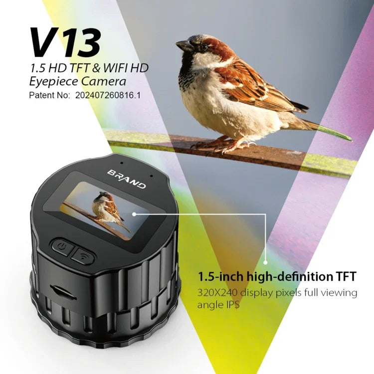 กล้องตาแบบพกพา V13 หน้าจอ TFT 1.5 นิ้ว WiFi HD