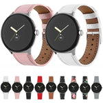 สายหนังแท้ปลายกลม สำหรับ Google Pixel Watch 4 / Watch 3 45mm