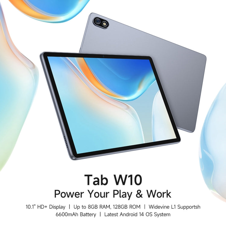 แท็บเล็ต Ulefone Tab W10 WiFi, 10.1 นิ้ว Android 14 Unisoc T606 Octa Core, ปลั๊ก EU, Tab W10